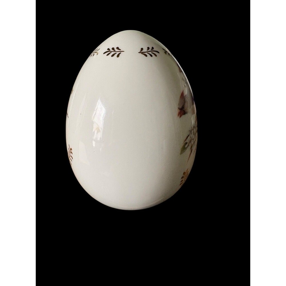 Danbury Mint Roger Tory Peterson Porcelain Songbird Egg Cardinal 1995 - Picture 4 of 7